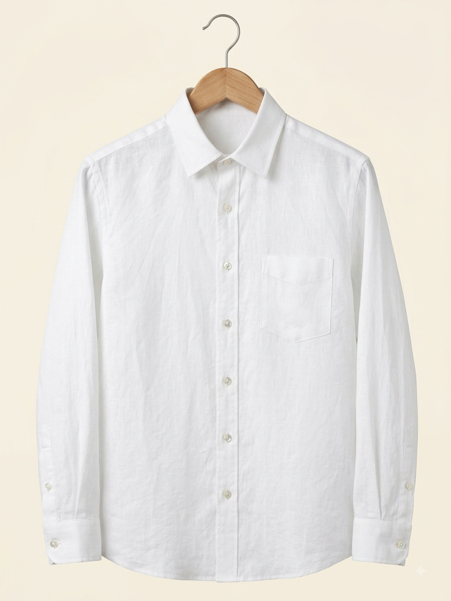 Snow White Linen Shirt