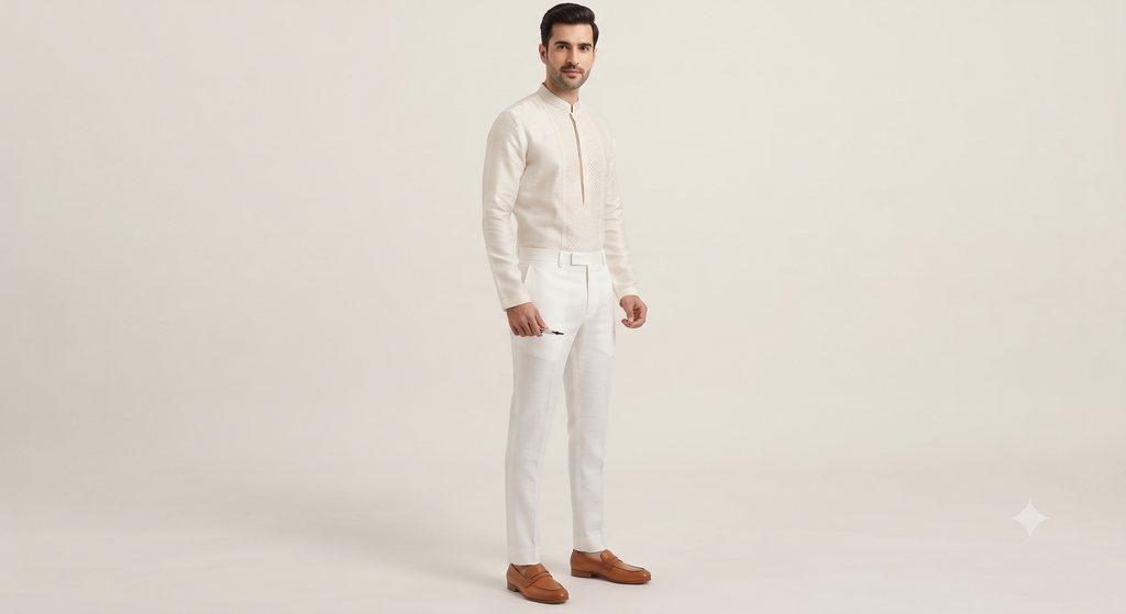 White Pant Pajama