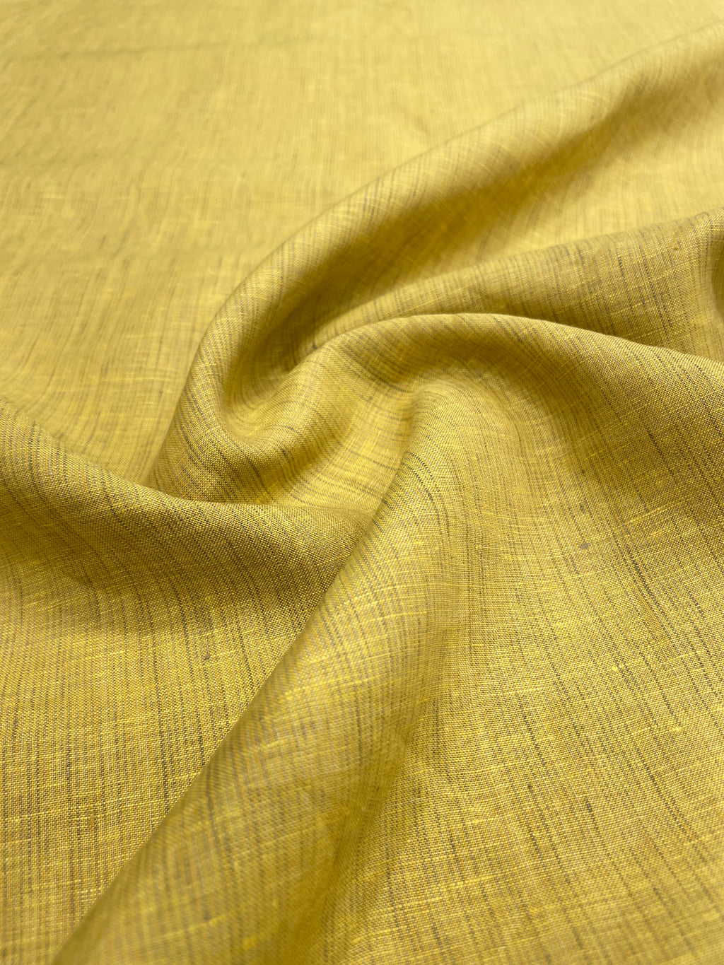 Turmaric Gold Stripes Linen Shirt