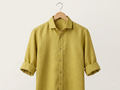 Turmaric Gold Stripes Linen Shirt