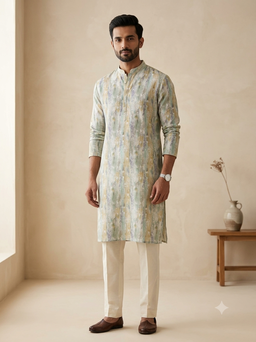 Soft Palette Art Kurta