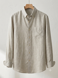 Everyday Oatmeal Linen Shirt