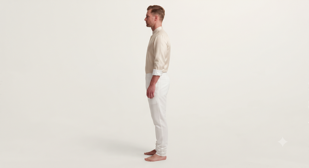 White Churidar Pajama
