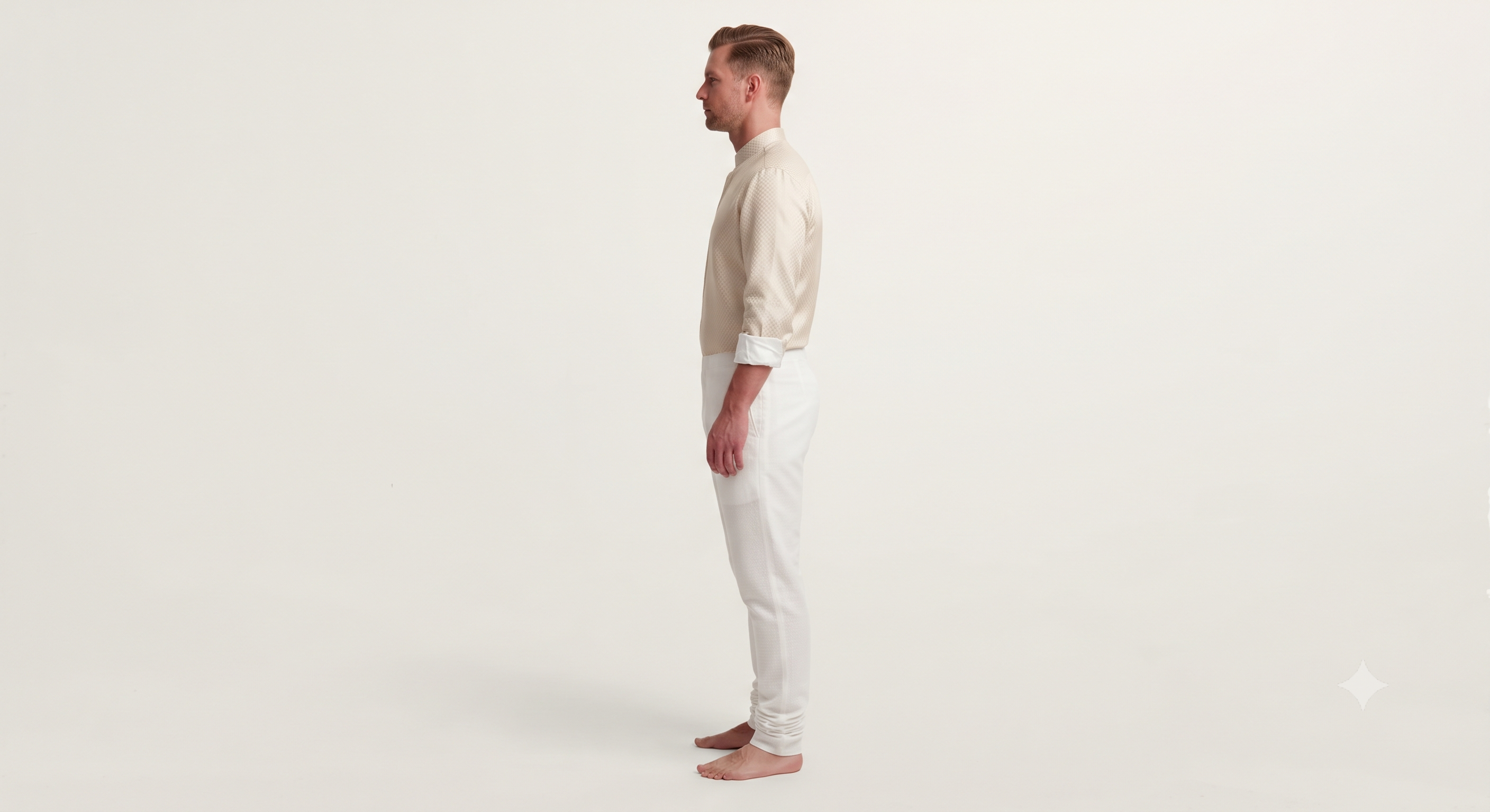 White Churidar Pajama