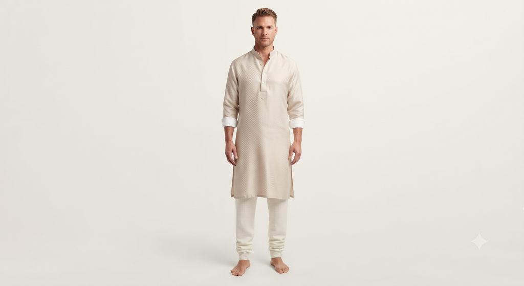Ivory Churidar Pajama