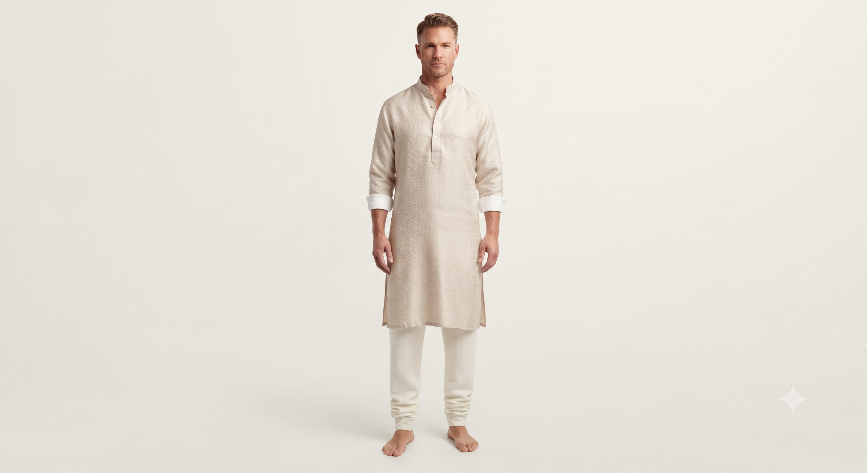 Ivory Churidar Pajama