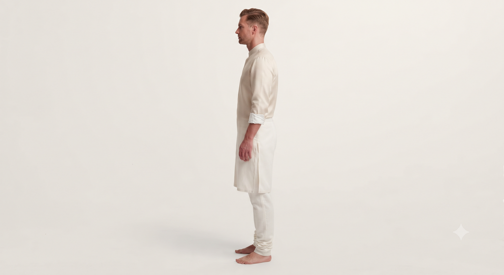 Ivory Churidar Pajama