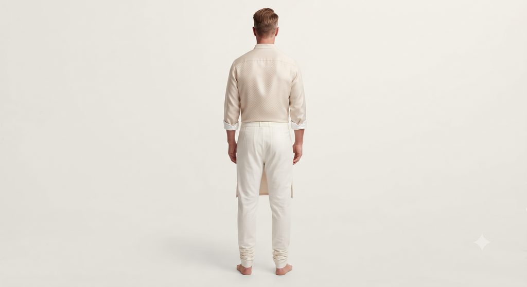 Ivory Churidar Pajama