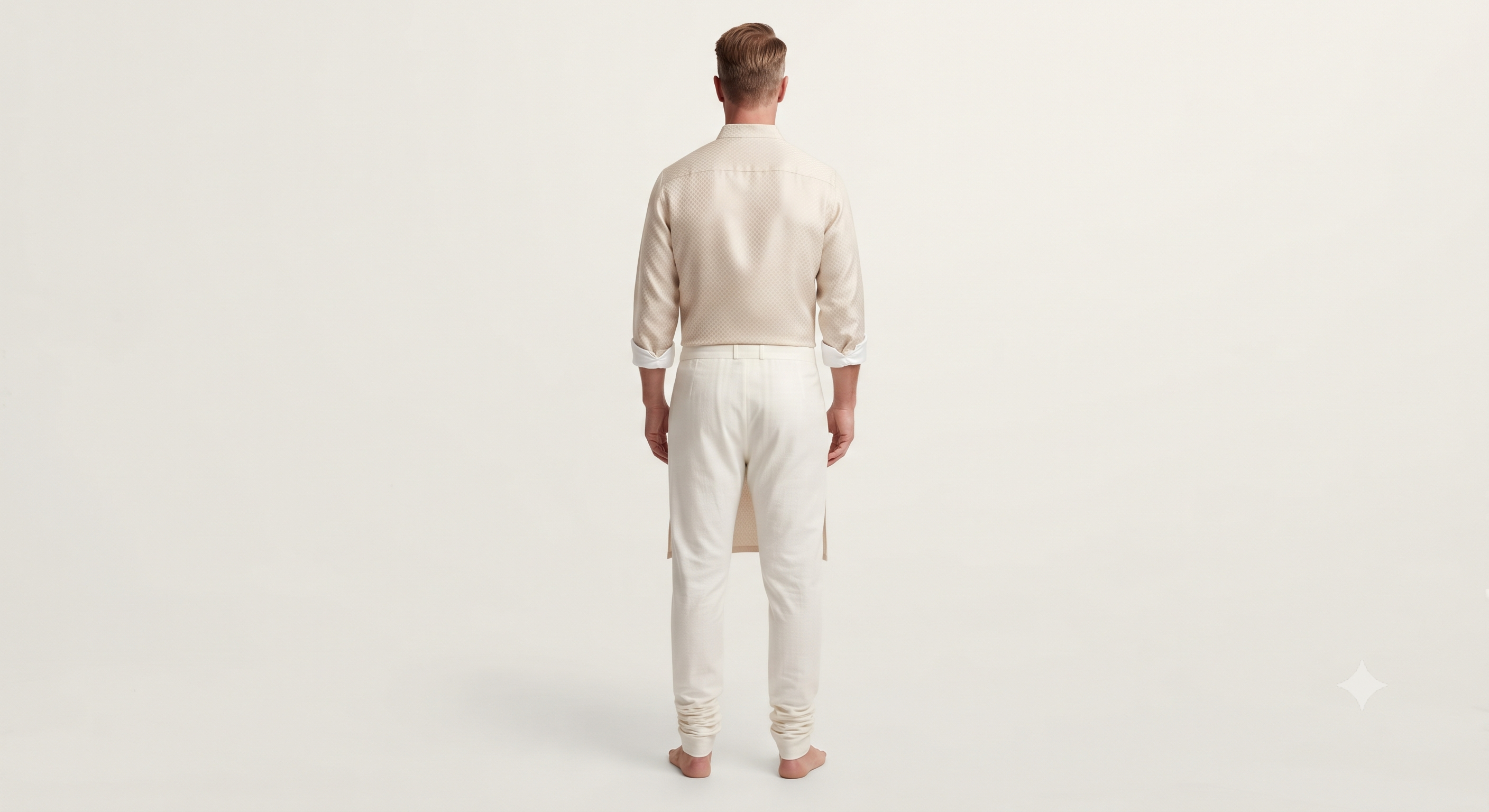 Ivory Churidar Pajama