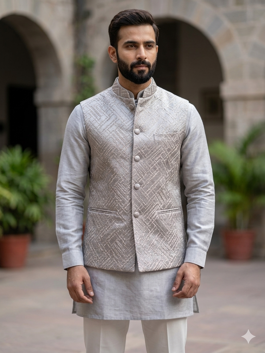 Brocade Jaquard Jacket