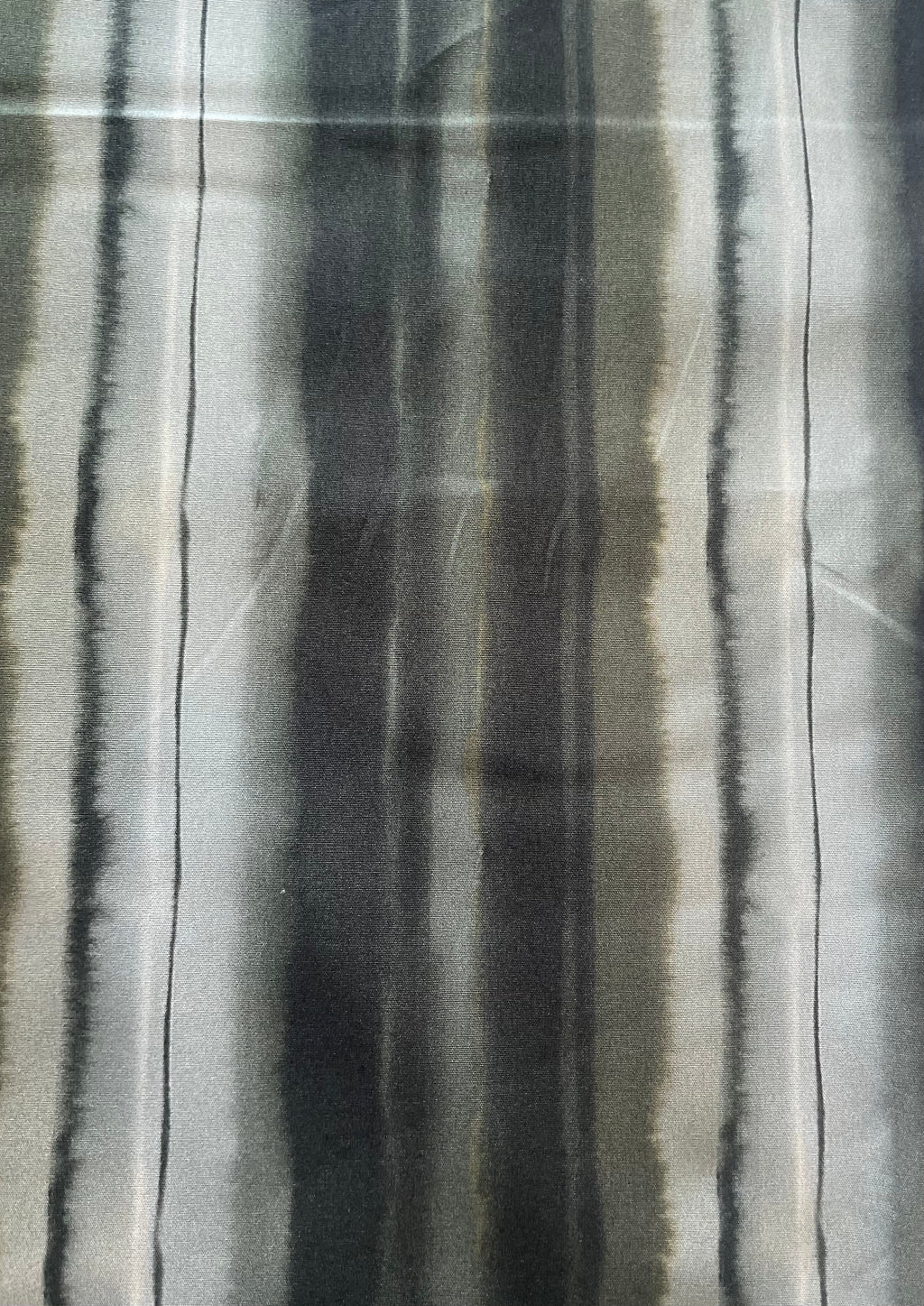 Midnight Olive Modern Striped Kurta