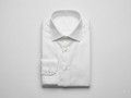 Pearl White Cotton Satin Shirt