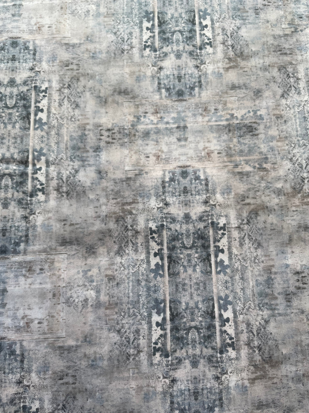 Faded Stone Architectural Print Kurta