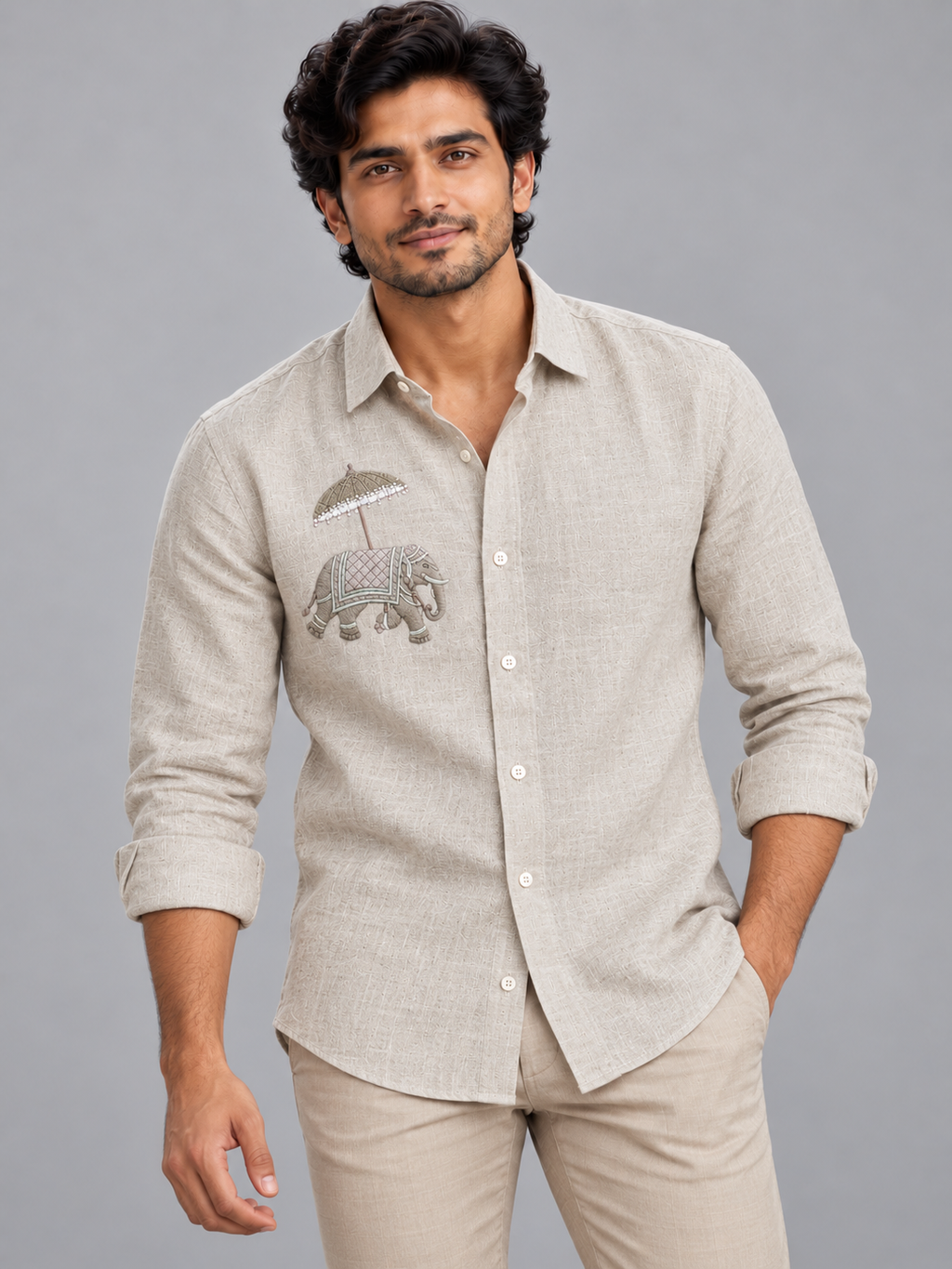 Gajraj Linen Shirt