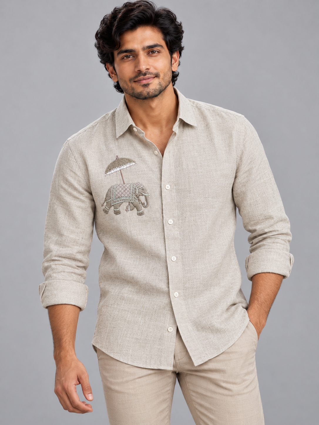 Gajraj Linen Shirt