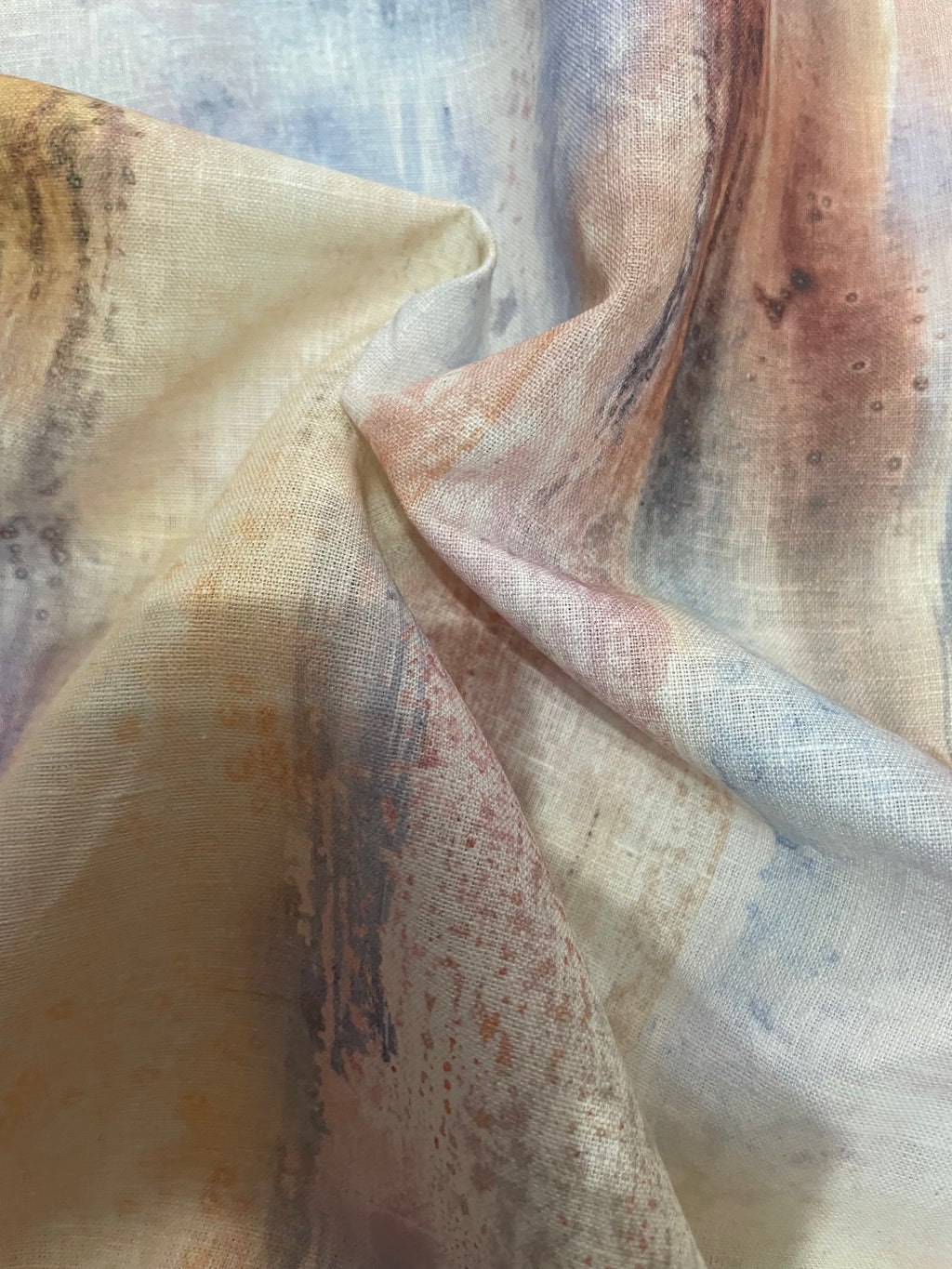 Tuscan Watercolor Linen Shirt