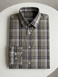 Earthy Olive Tartan Check Shirt