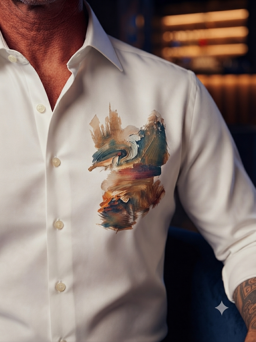 Artiste Giza Cotton Statement Shirt