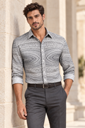 Contour Wave Monochrome Shirt