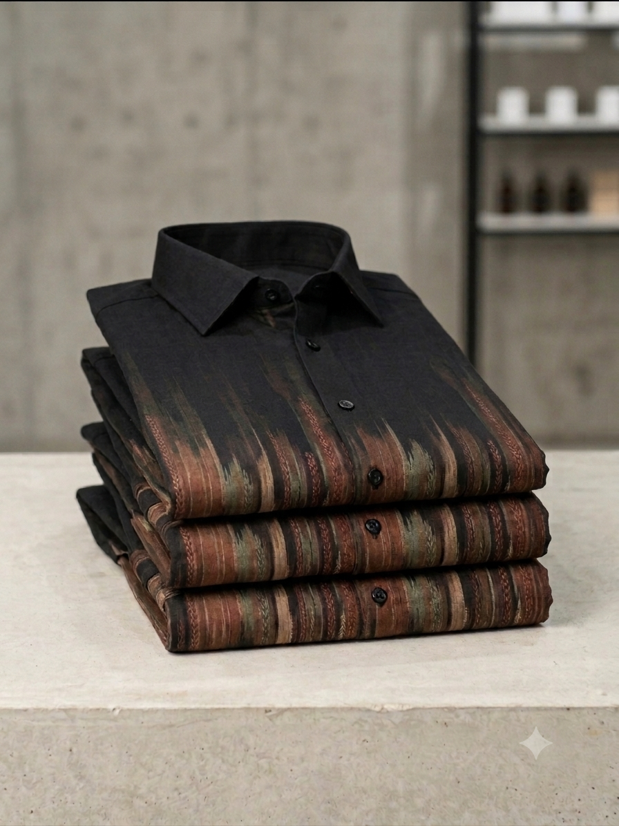 Black Horizon Gradient Shirt