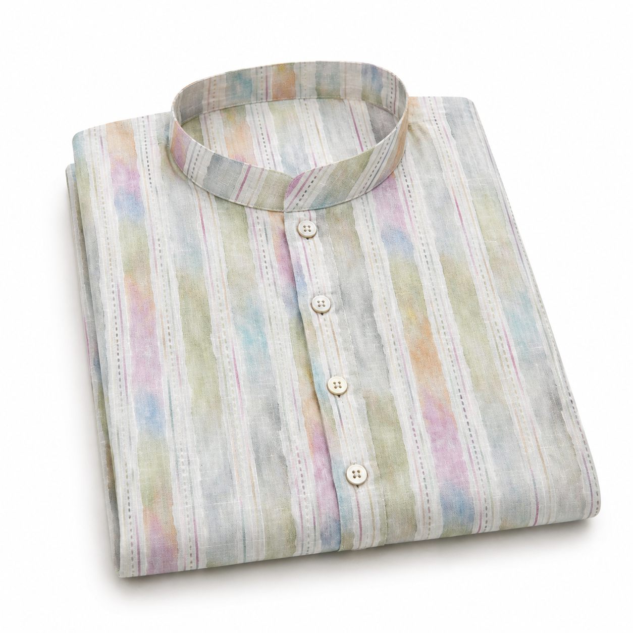 Light Multicolor Brushstroke Kurta