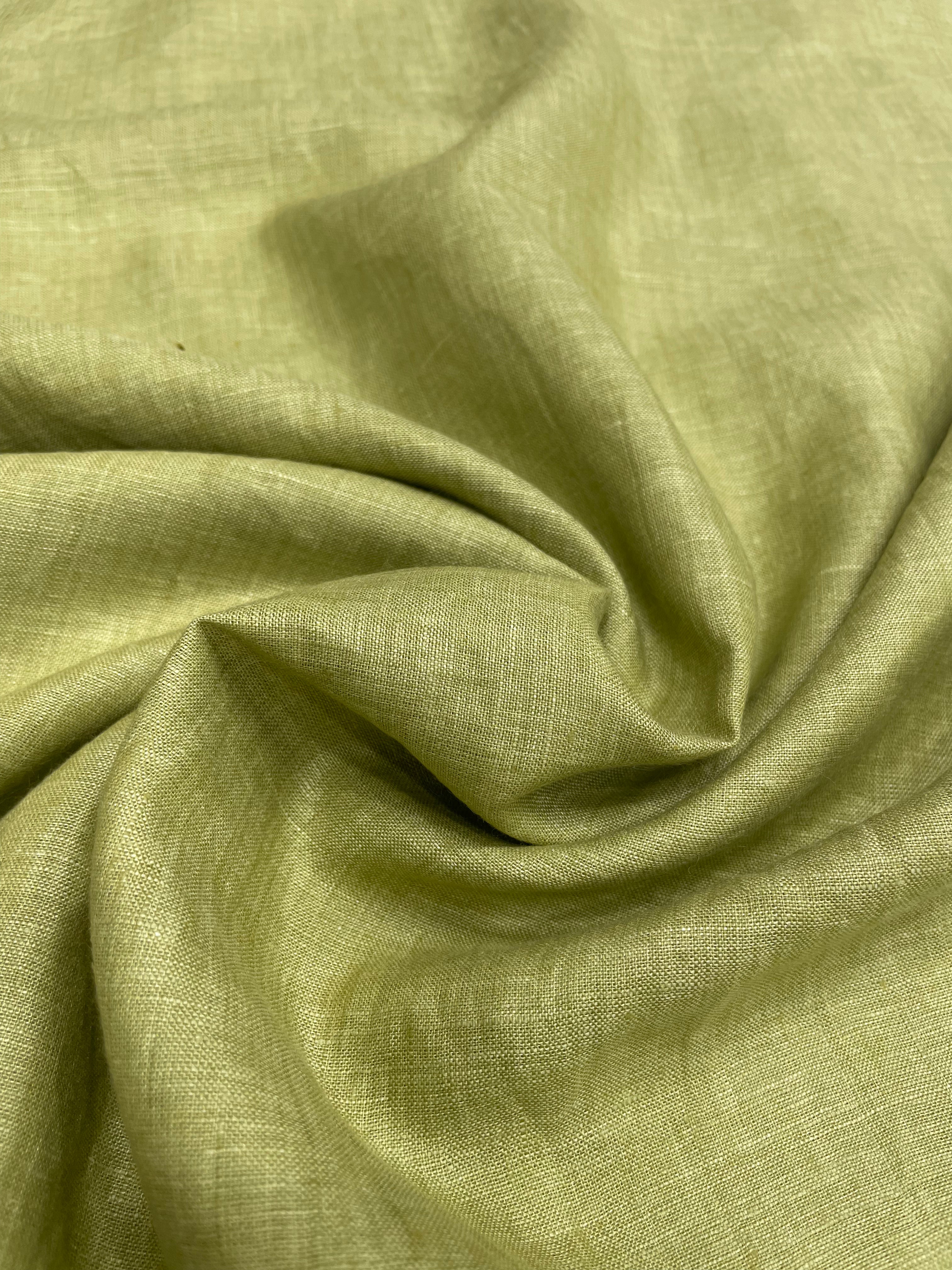 Riviera Olive Linen Shirt