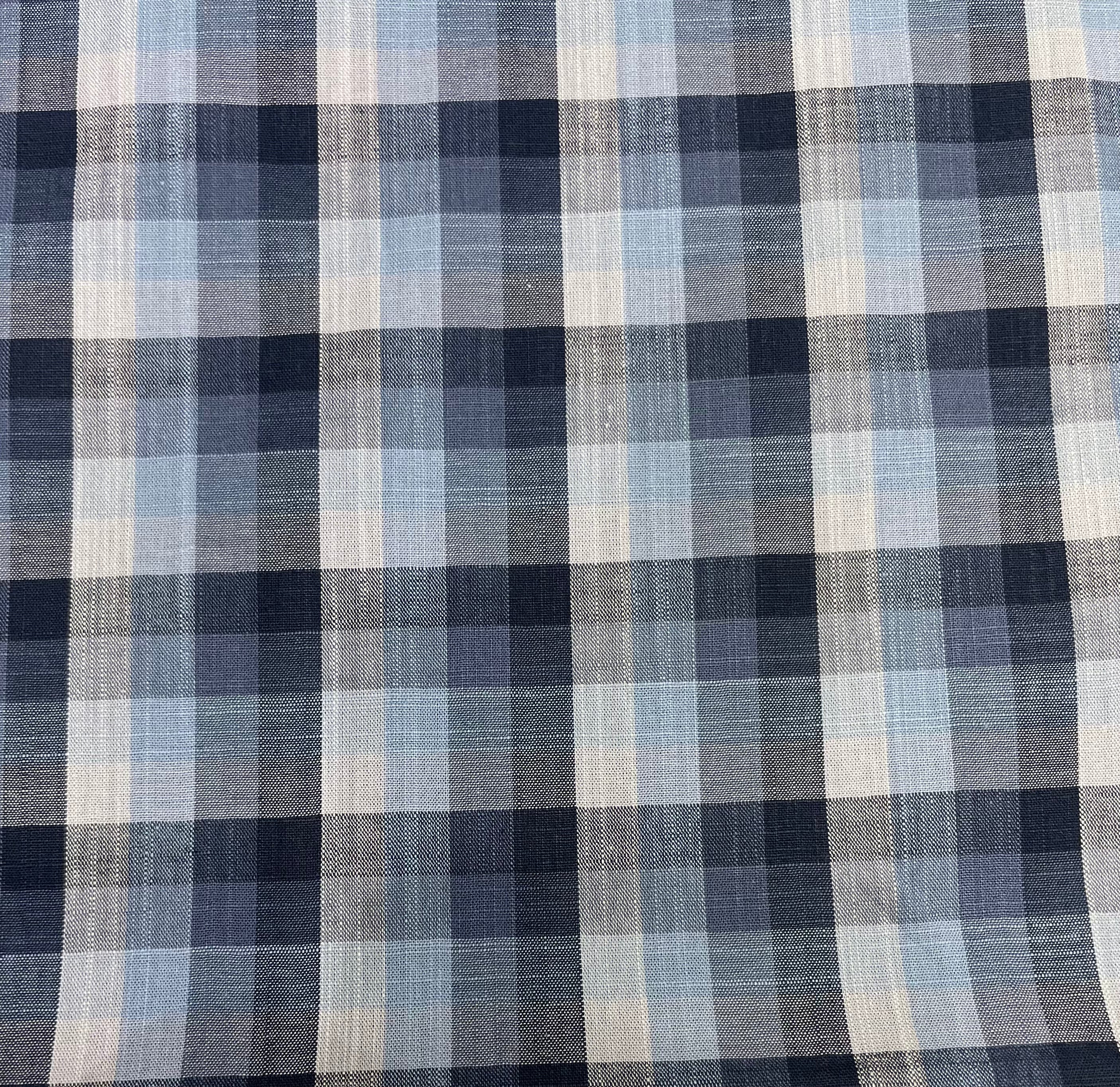 Faded Navy Plaid Weekend Shirt