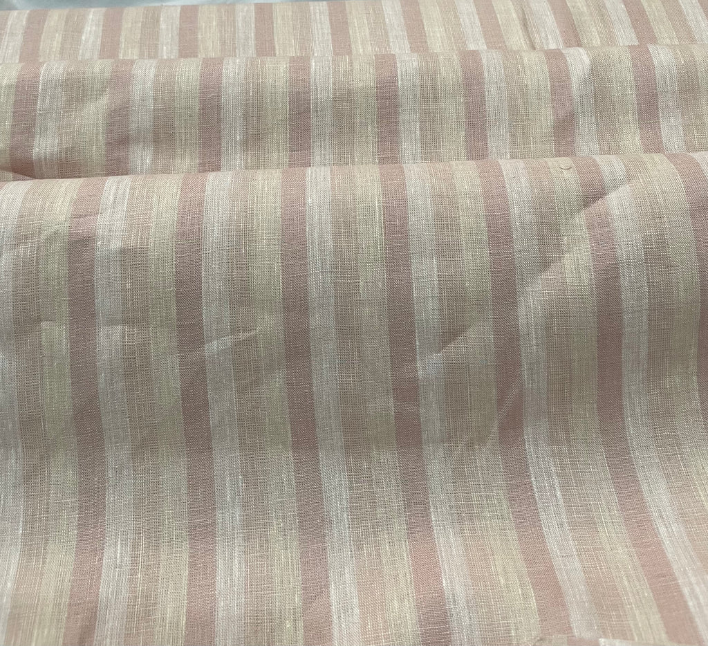 Pastel Striped Pure Linen Shirt