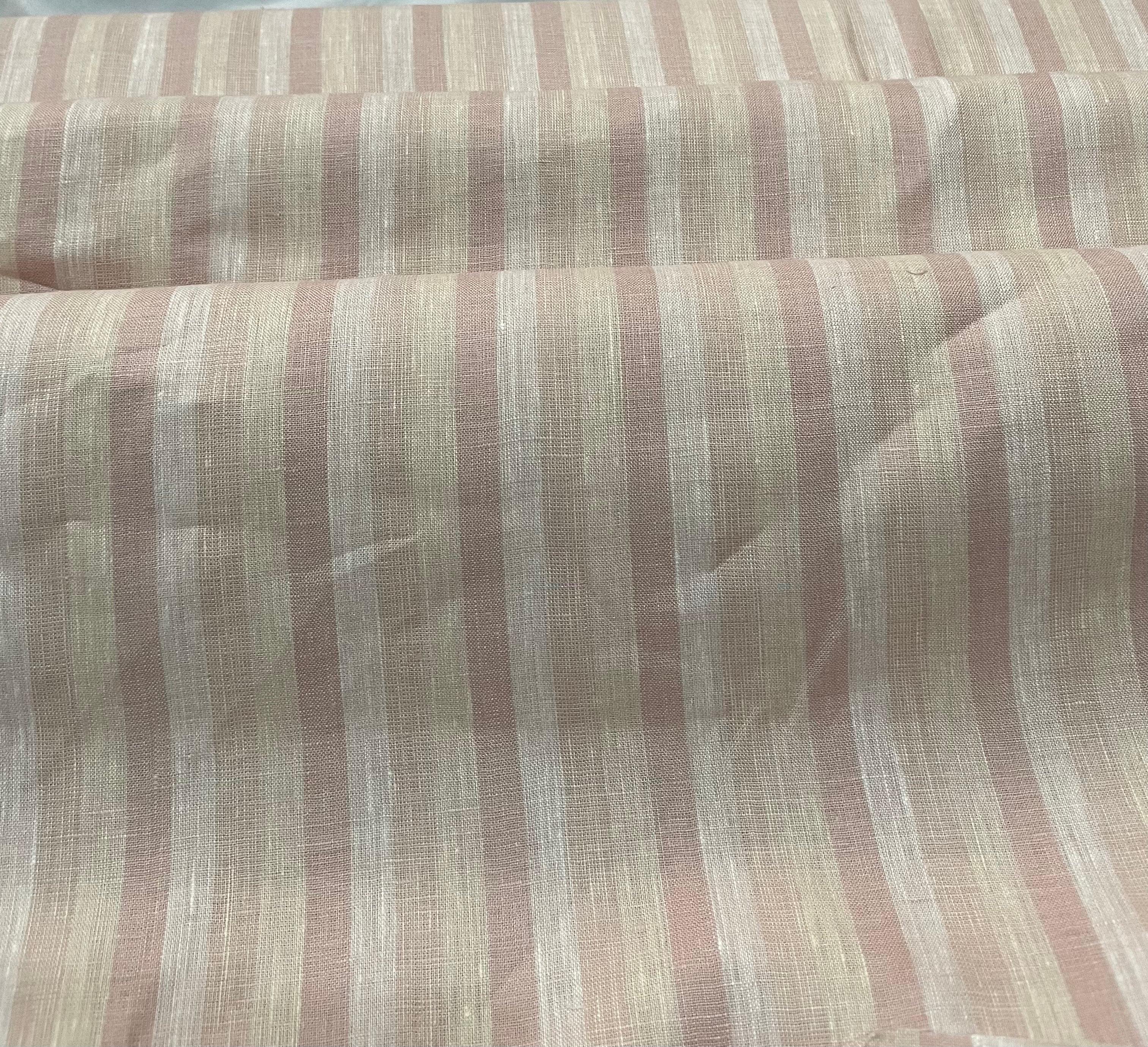 Pastel Striped Pure Linen Shirt