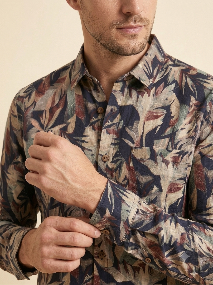 Dusk Botanical Pure Cotton Shirt