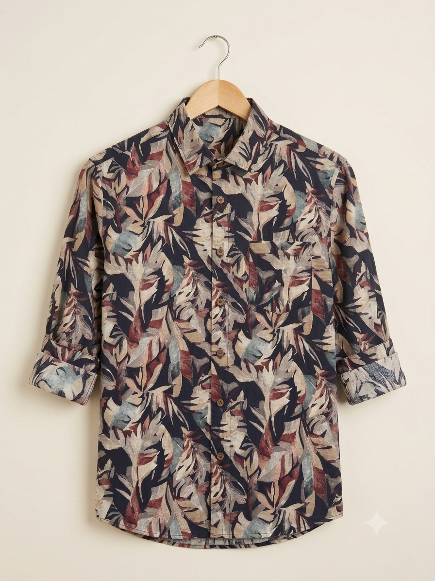 Dusk Botanical Pure Cotton Shirt
