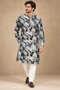 Abstract Mosaic Print Kurta
