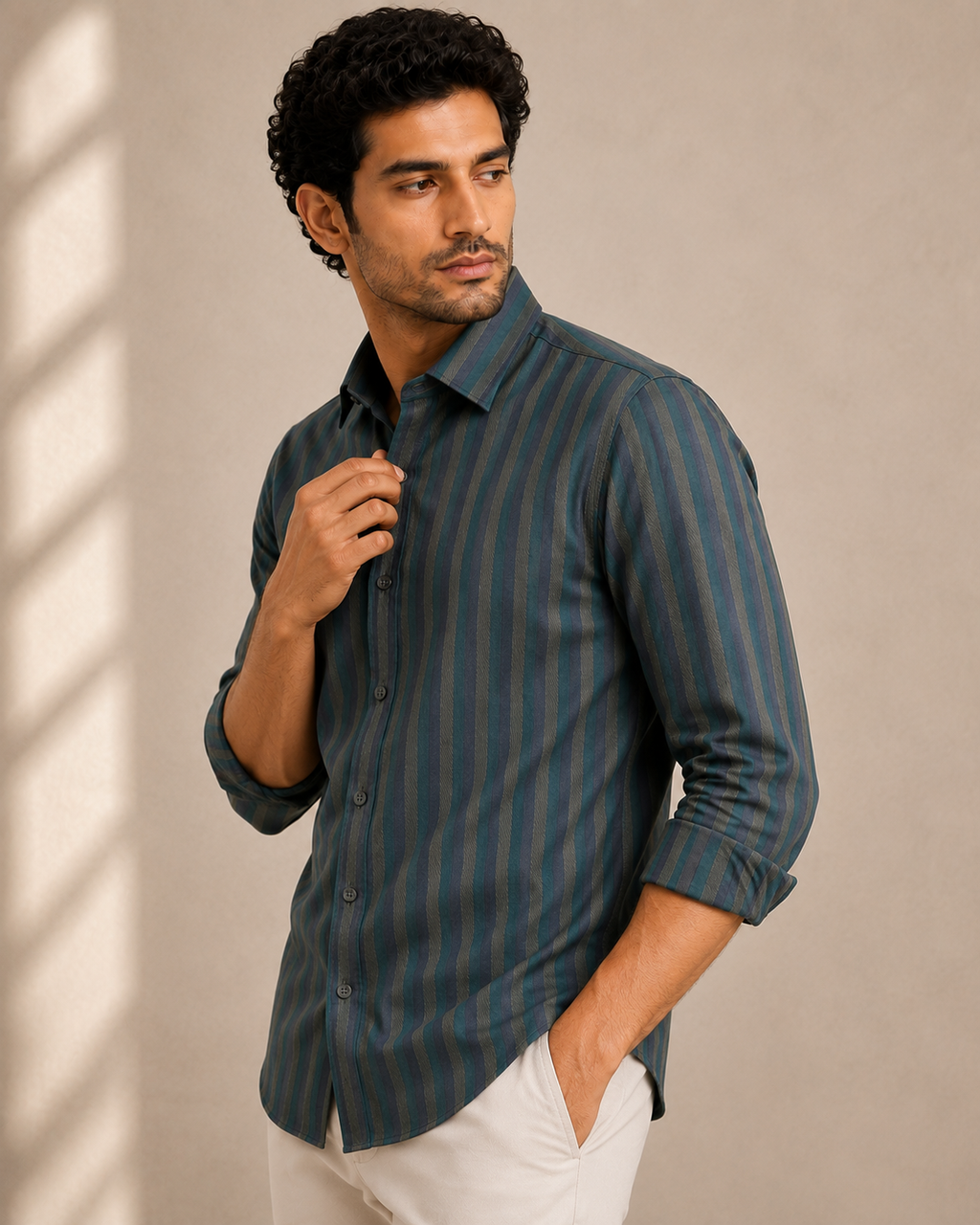 Premium Dobby Stripe Shirt