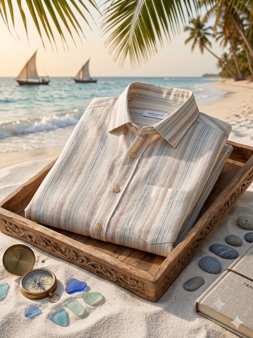 Coastal Stripe Linen Shirt