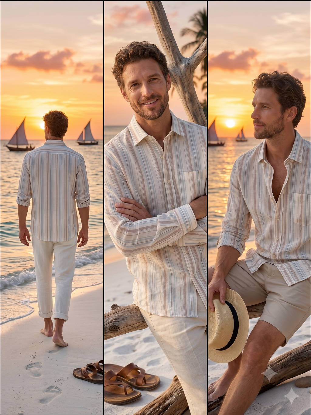 Coastal Stripe Linen Shirt