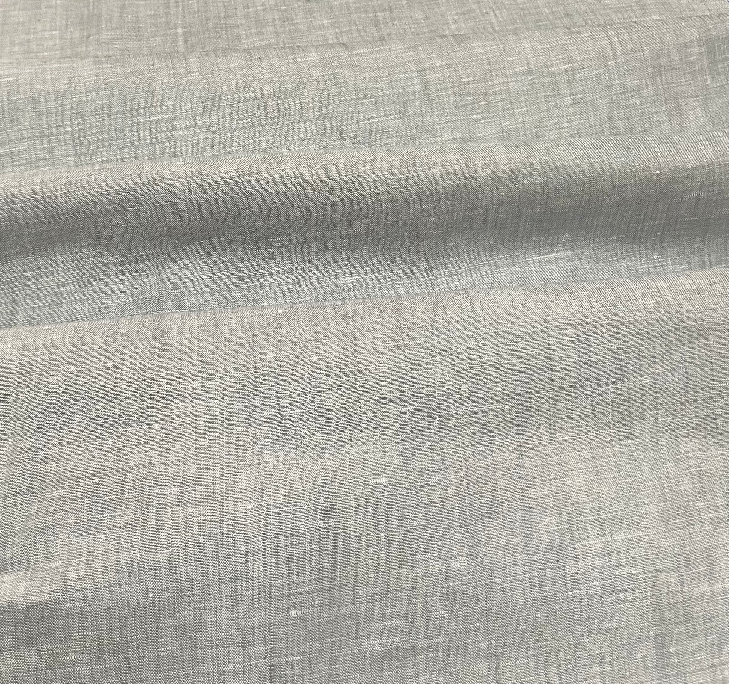 Cloud Grey Linen Shirt