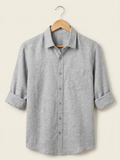 Cloud Grey Linen Shirt