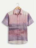 Sunrise Pink Linen Shirt