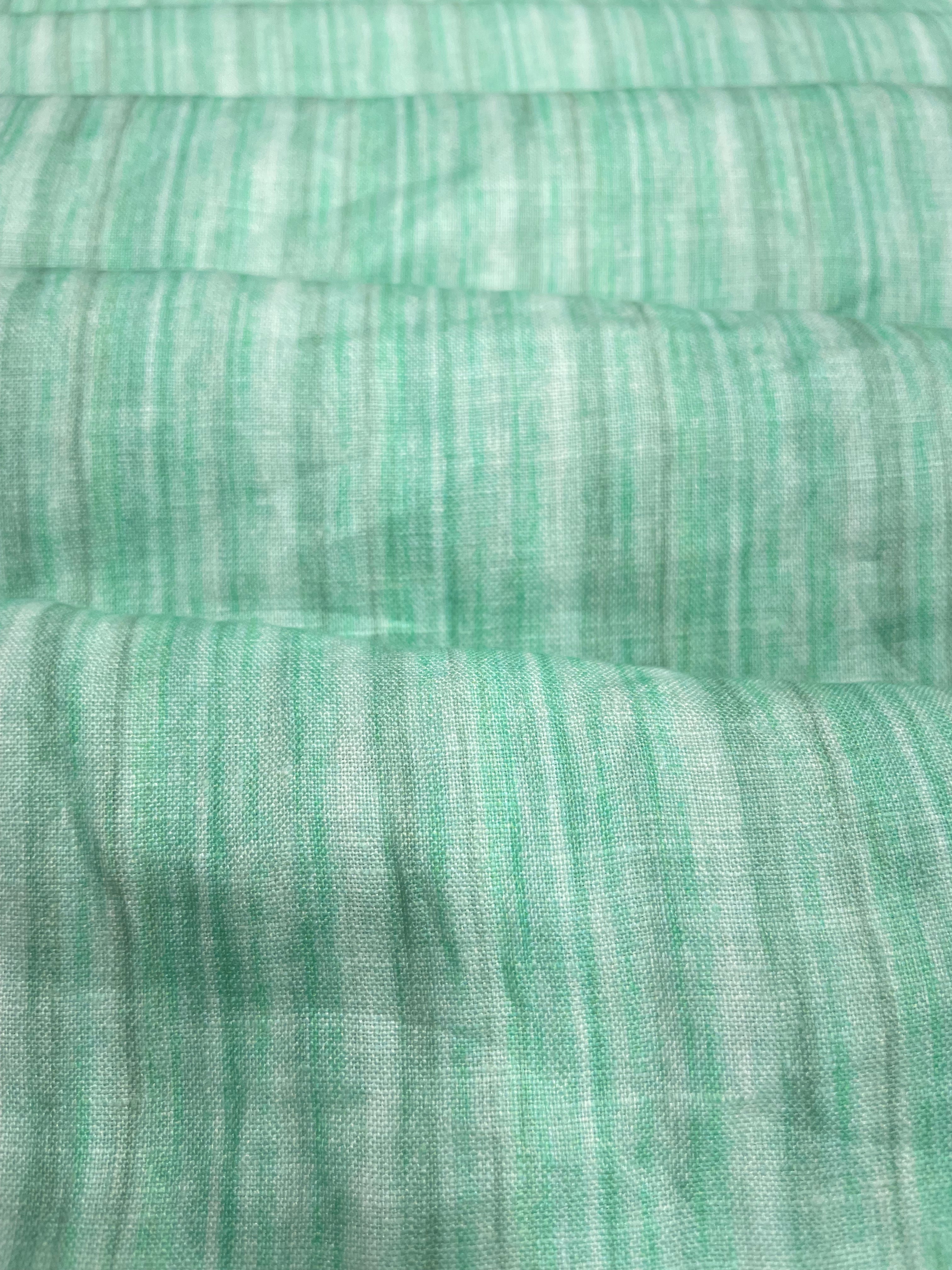 Coastal Breeze Linen Stripes Shirt
