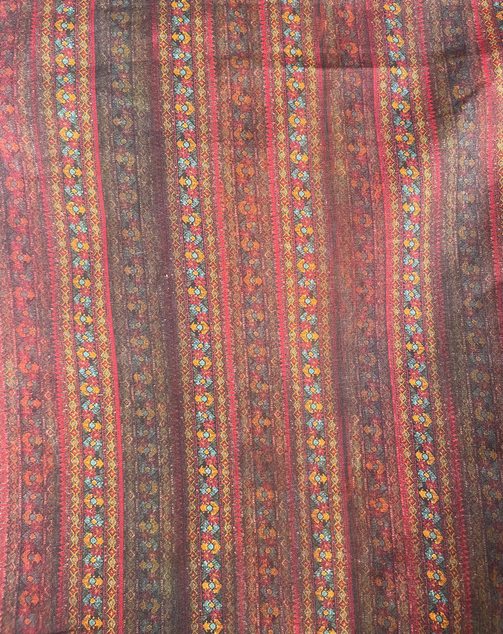 Royal Burgundy Vertical Motif Kurta