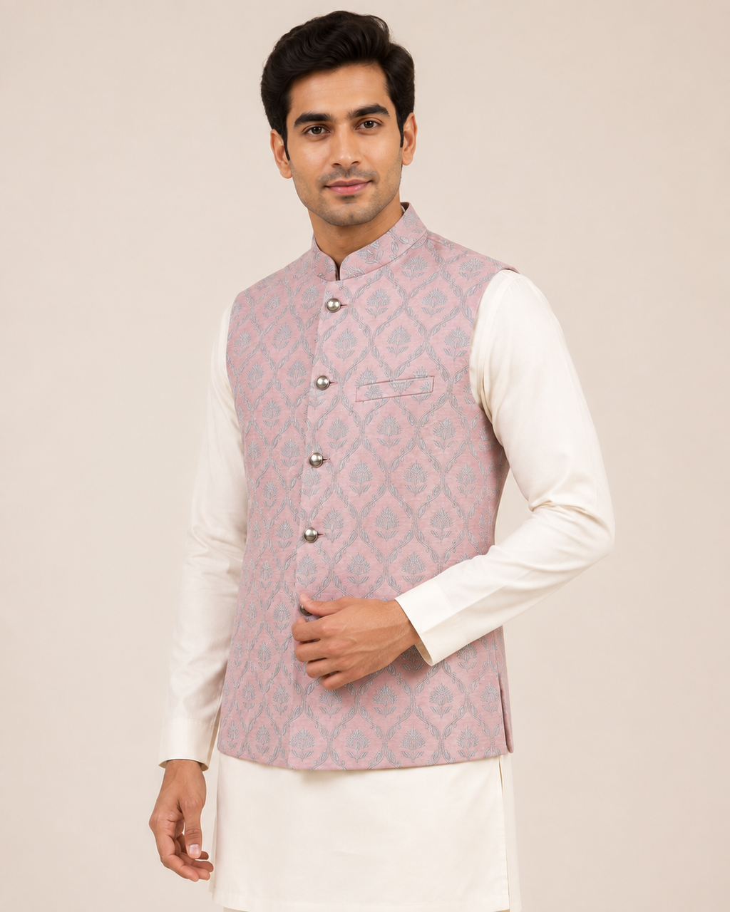 Muave Damask Jacket