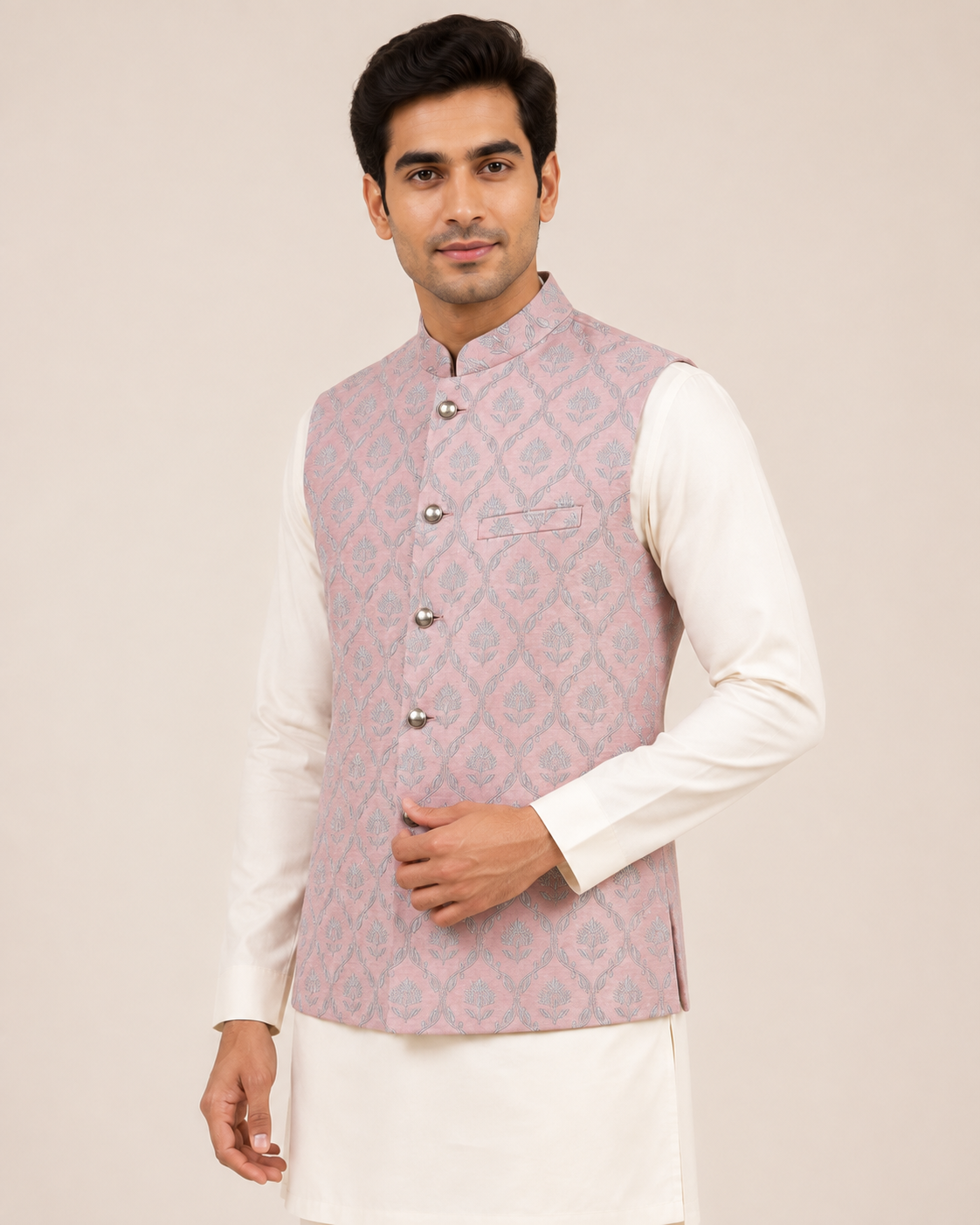 Muave Damask Jacket