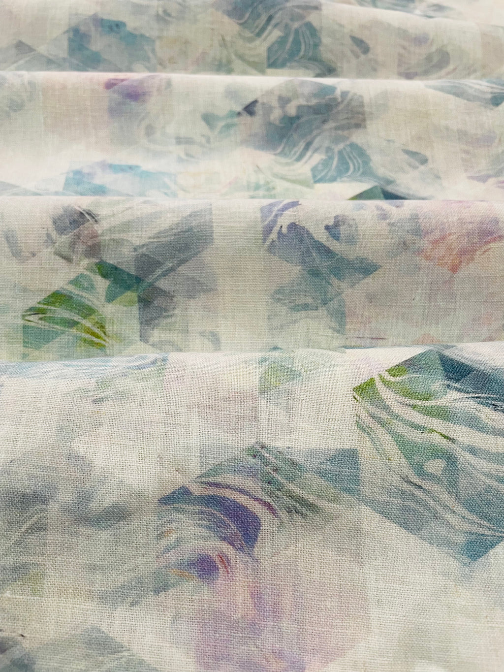 Pastel Geometric Prism Kurta