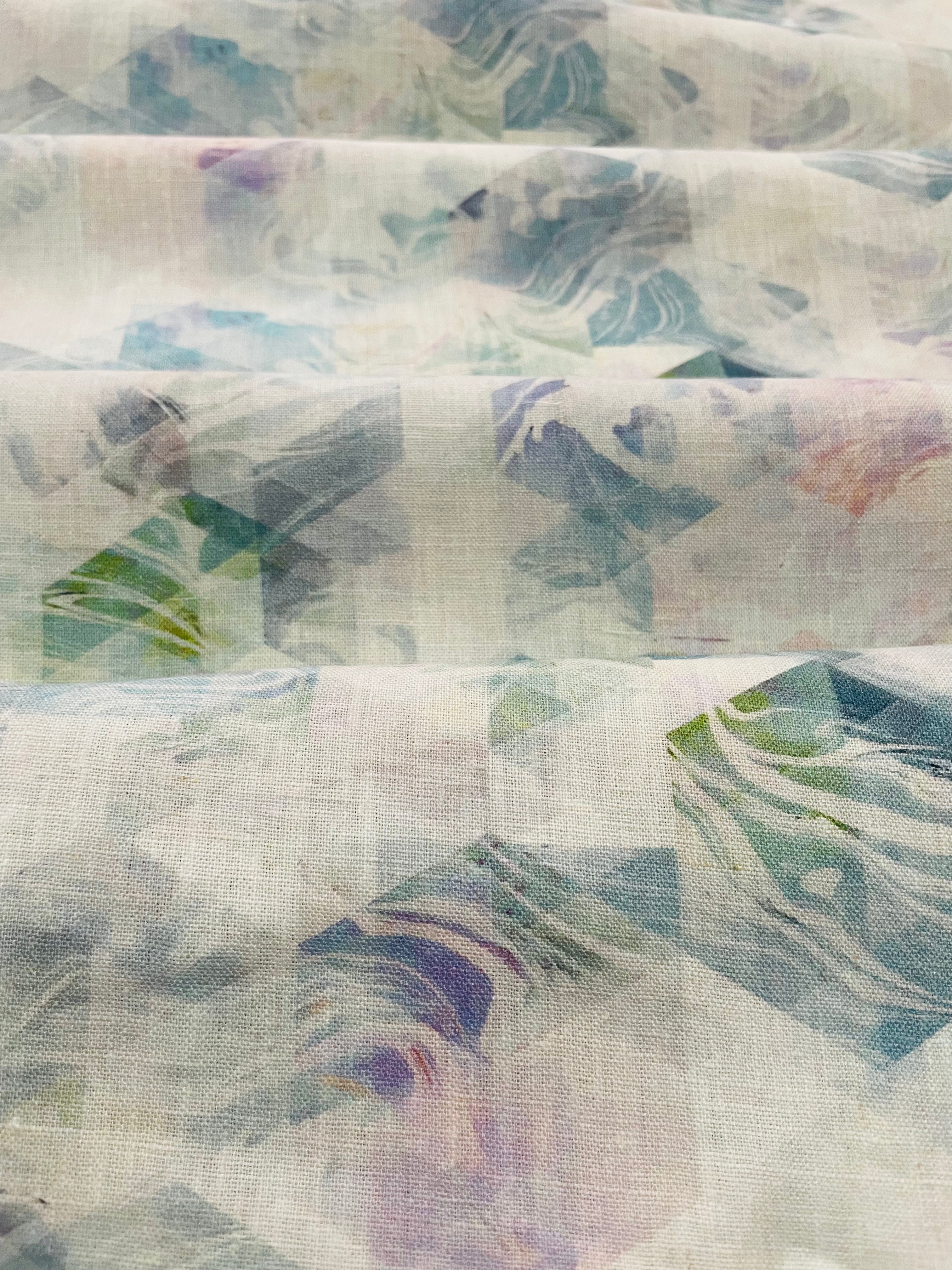 Pastel Geometric Prism Kurta