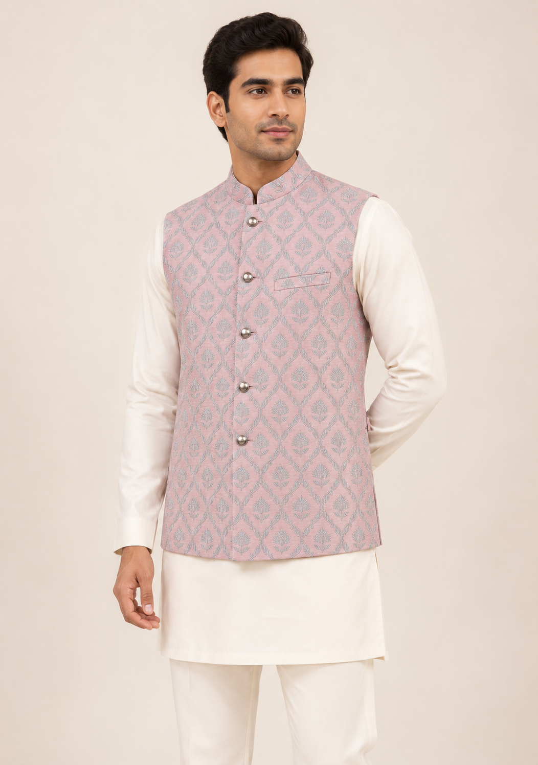 Muave Damask Jacket