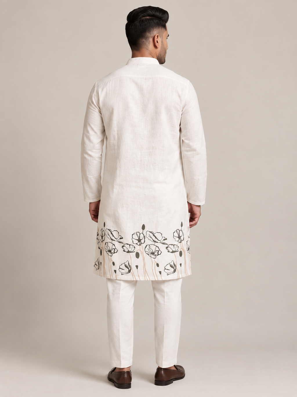 Floral Hem Kurta