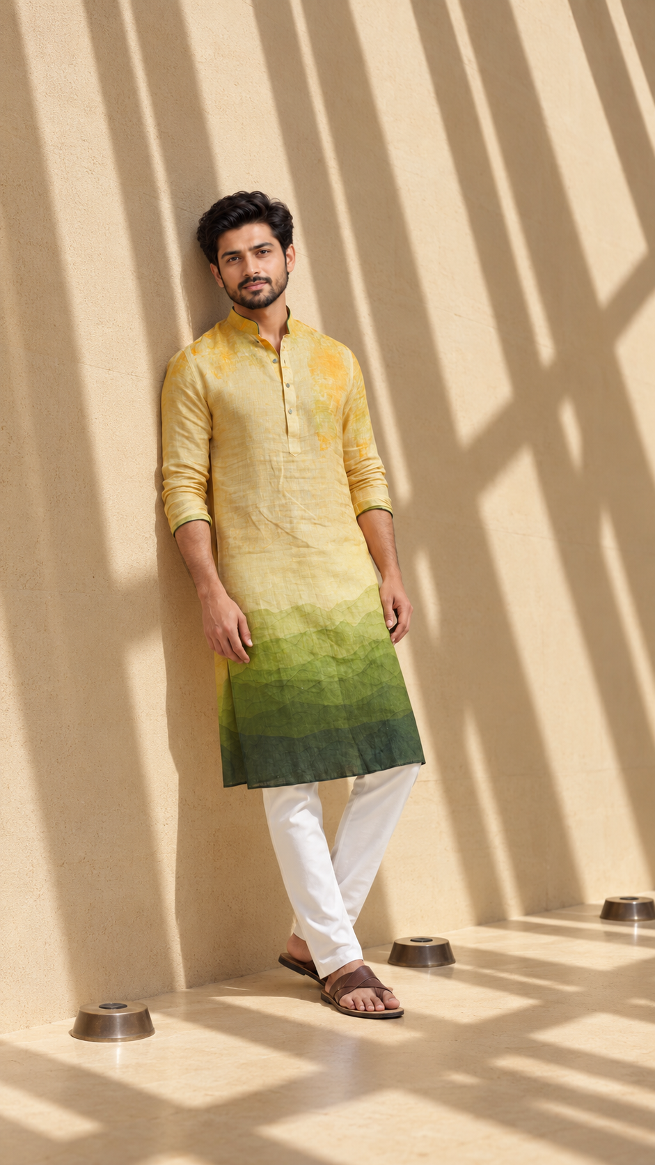 Sunrise Valley Linen Kurta