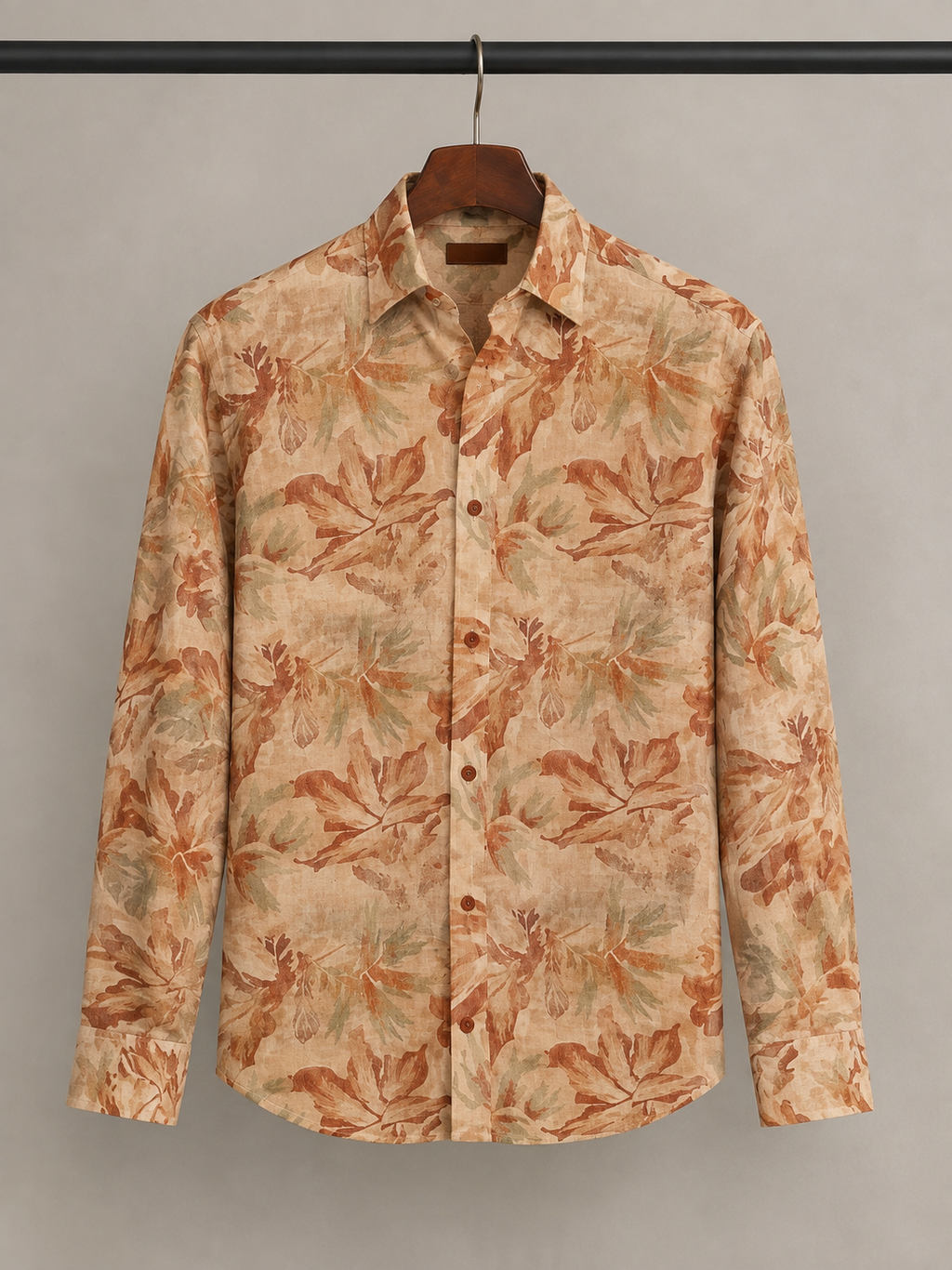 Floral Linen Print Shirt