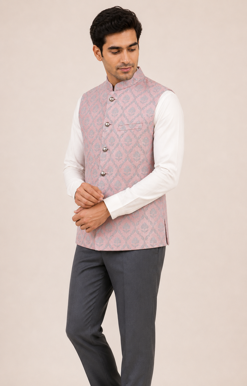 Muave Damask Jacket