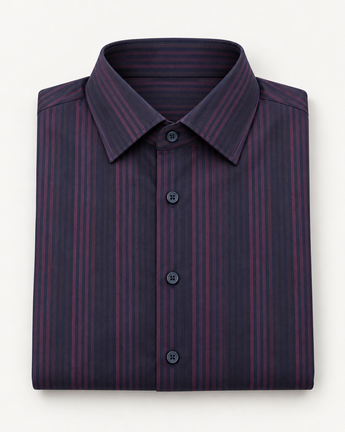 Midnight & Crimson Linear Shirt